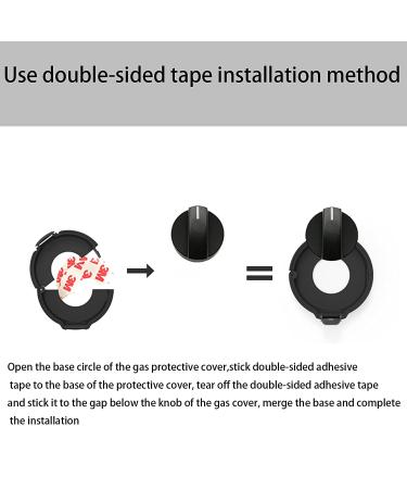 Haojie Children Gas Knob Protection Cover - Universal Design for Child Safety - 5 Pack - Buy Online on SooperMarket.com