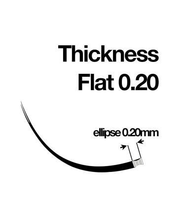 Shop DESIRES LASHES by EMILYSTORES - Ellipse Eyelashes 0.20mm Thickness C Curl 11mm Flat Extensions for Soft Volume Eyelash Extensions - International Shipping - Buy Online on SooperMarket.com