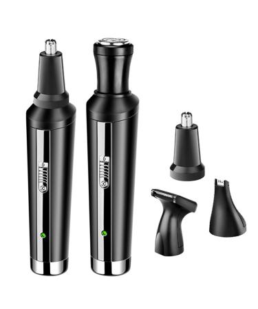 TEMKIN Nose Hair Trimmer 4 in 1 Nose Hair Trimmer Nose Ear Cleaner Rechargeable Nose Hair Trimmer Beard Trimmer Micro Shaver Eyebrow Grooming Set Trimmers