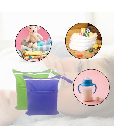 Buy Memofynd Waterproof Diaper Bag & Cosmetic Storage Set Dry & Wet Separation for Travel Swimming & Home Use (Green Purple) - International Shipping Available - Buy Online on SooperMarket.com