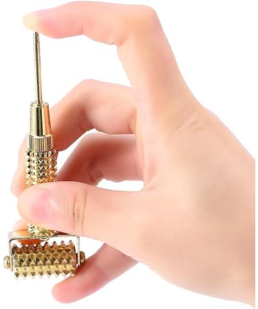Acupuncture Points Probe & Ear Detector - Magnetic Acupressure Massage Roller (Golden) for Meridian Healing - Buy Online on SooperMarket.com