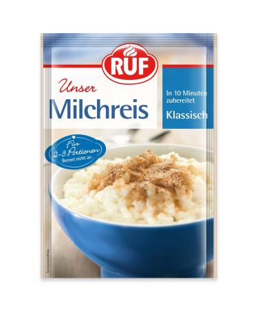 RUF Rice Pudding Classic Style 2-3 portions ready in just 10 minutes as a dessert snack or sweet main course
