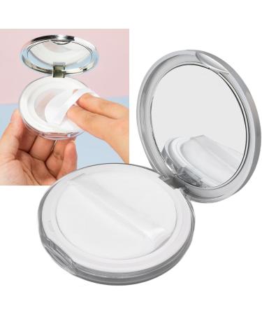 Flocking Powder Face Powder Powder Container Set Empty Preventative Leak Flocking Powder Puff Refillable Loose Compact Container HD Mirror Face Powder Compact With Mirror for Travel Cheeks - Buy Online on SooperMarket.com