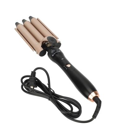 5 in 1 Curling Wand Set 60W Instant Heat Up Triple Barrel Hair Crimpers and Wavers for Hair Interchangeable Ceramic Curler Wand with Heat Protective Glove