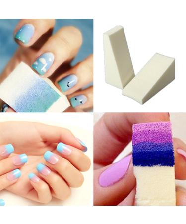 SANWOOD Nail Art Tools Set - Sponges Stamps & DIY Nail Buffer for Stunning Manicure - Buy Online on SooperMarket.com