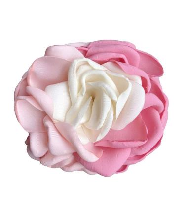 Sweet Rose Flower Hair Claws Set - 2PCS Pink & Pink Blue | Women's Hair Accessories - Buy Online on SooperMarket.com