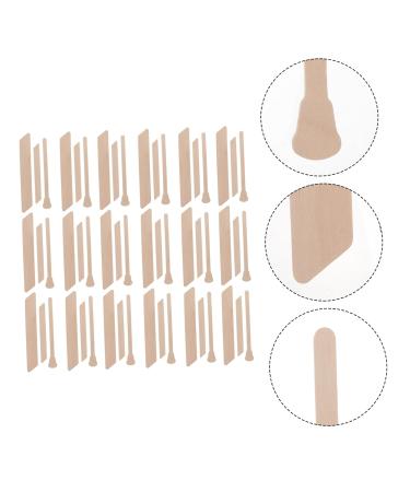 FOMIYES 300 PCS Wooden Wax Strips & Applicator - Effective Hair Removal Tool for Face & Skin - Buy Online on SooperMarket.com