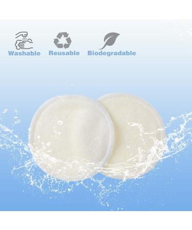 Eco-Friendly Reusable Makeup Remover Pads - Soft White | International Shipping Available - Buy Online on SooperMarket.com