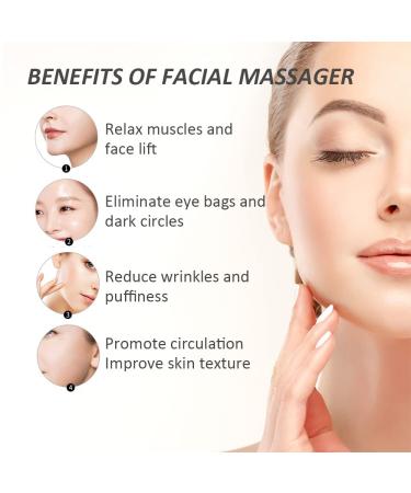 Microcurrent Facial Device  Microcurrent Face Massager Roller  4D Facial Massager Beauty Skin Care Tool for Face Eye Neck  Gift for Women - Buy Online on SooperMarket.com