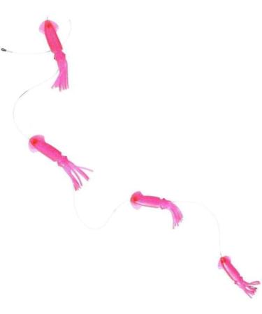 EatMyTackle 9 in. Squid Daisy Chain | 6 ft. Saltwater Fishing Teaser Hot Pink - Buy Online on SooperMarket.com