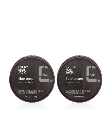 Every Man Jack Hair Styling Fiber Cream for Men - Medium Hold, Matte Finish, Non-Greasy - 3.4oz (2 Pack) - Buy Online on SooperMarket.com
