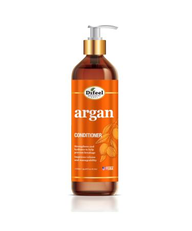 Difeel Elevated Argan Conditioner 33.8 oz. - Paraben Free Natural Conditioner for Hair Natural Argan Oil Conditioner