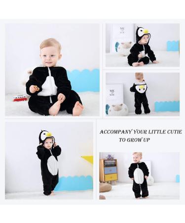 COOKY.D Unisex Winter Animal Hooded Baby Romper | Black Bird | 6-12 Months - Buy Online on SooperMarket.com