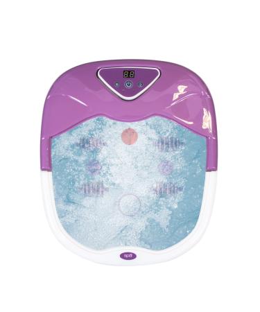 Homedics Deep Soak Luxury Footprudelbad circulatory-promoting foot bath with massage inserts for foot reflex zone massage pedicure attachment sparkling massage bathing salt dispenser & water heating