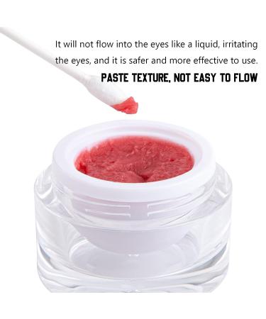 TEAMOLL Eyelash Extension Remover Cream 10g - Gentle Glue Dissolver for Sensitive Skin - Fast Adhesive Removal - Strawberry Scent - Buy Online on SooperMarket.com