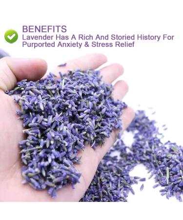 Buy 100% Pure Natural Dried Lavender Tea - Premium Lavender Buds 50g for Baking & Baths - Buy Online on SooperMarket.com
