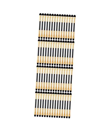 Baluue 60 Pcs Eye Shadow Brush Eye Shadow Applicator Double-sided Eyeshadow Shadow Foam Plastic