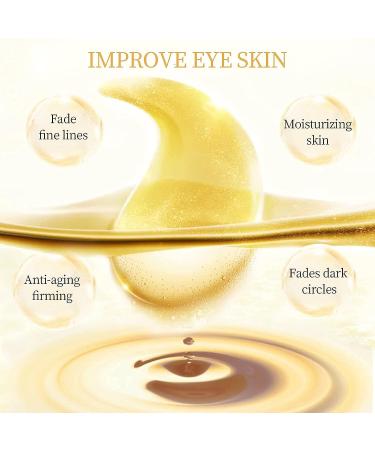 24K Gold Under Eye Patches - 21 Pairs Moisturizing Eye Masks for Brightening, Dark Circles, and Puffiness - Anti-Aging Collagen Treatment for Women - Buy Online on SooperMarket.com