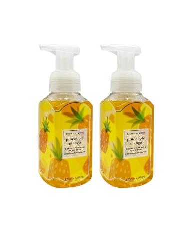Bath & Body Works Pineapple Mango Hand Soap 2-Pack - 8.75 oz Gentle Foaming Formula - Buy Online on SooperMarket.com