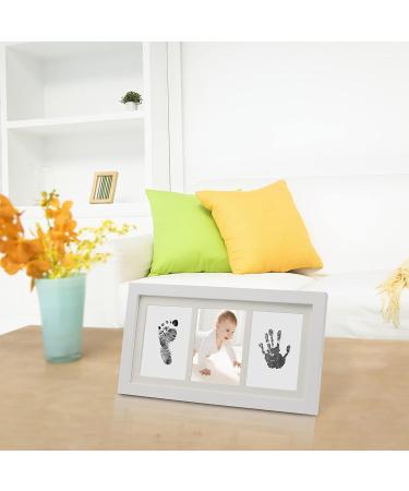 Govvay Baby Handprint and Footprint Photo Frame Kit | Perfect Newborn Gift for Boys and Girls | Memorable Keepsake Box for Christmas and Birthdays - Buy Online on SooperMarket.com
