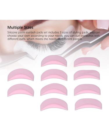 20 Pairs Silicone Eyelash Perm Pads - Reusable Lash Lifting Rods for Home & Salon | International Shipping - Buy Online on SooperMarket.com