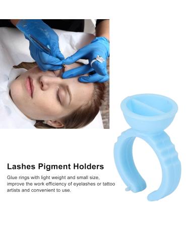 Glue Rings for Eyelash Extensions | Blue Excess Glue Cups - International Shipping Available - Buy Online on SooperMarket.com