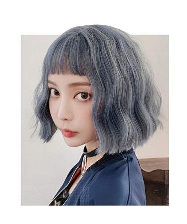 Buy BGHJUE Short Wavy Bob Lace Front Human Hair Wig - 9 Inch Dark Brown Honeypudding Color - International Shipping Available - Buy Online on SooperMarket.com