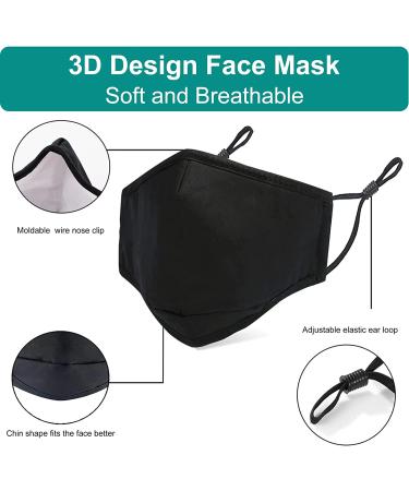 Kids Cloth Face Mask Reusable Washable 9 Pcs Adjustable Masks for School Boys Girls - 9 Count (Pack of 1) - Black, Light Gray, Royal Blue, Mint Green, Dark Gray, Cerise, Baby Pink, Olive Drab, Yellow - Buy Online on SooperMarket.com