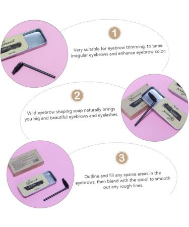 PLAFOPE 1 Set Eyebrow Soap Gel Clear Lamination Kit Wax Makeup Kit Soap Brows Brow Styling Cream Gel Texture - Buy Online on SooperMarket.com