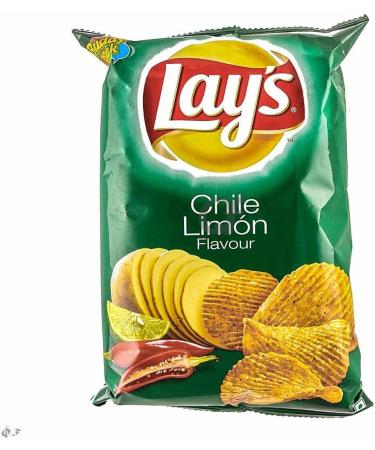 Lays Chilli Lemon Chips | Farm-grown Potatoes | Crispy and Delicious | (Pack of 6) - Buy Online on SooperMarket.com