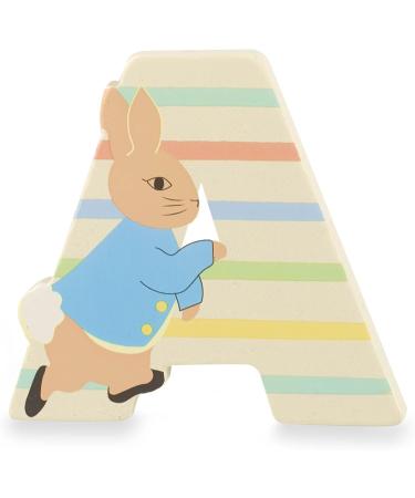 Peter Rabbit Wooden Letter A by Orange Tree Toys - Alphabet Animal for Personalised Baby Name Toy Box, Wall Decor - Nursery Decor for Boys and Girls - Buy Online on SooperMarket.com