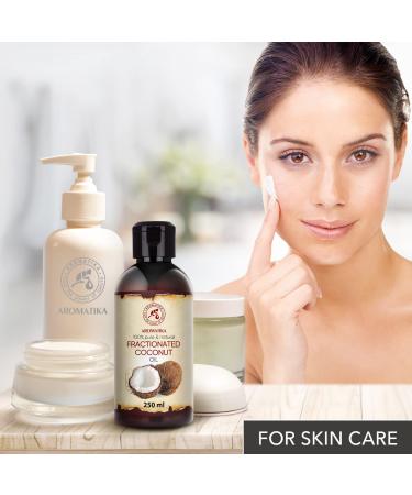 Buy Pure Fractional Coconut Oil 250ml - Odorless Cocos Nucifera Oil for Skin Hair and Massage - Natural Cosmetic Oil - International Shipping Available - Buy Online on SooperMarket.com
