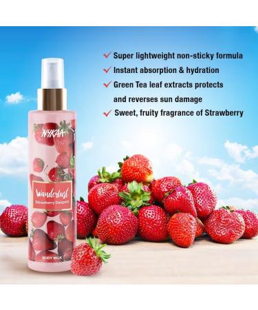 Buy Nykaa Naturals Wanderlust Body Milk - Strawberry Daiquiri for Women - 6.76 oz | International Shipping Available - Buy Online on SooperMarket.com