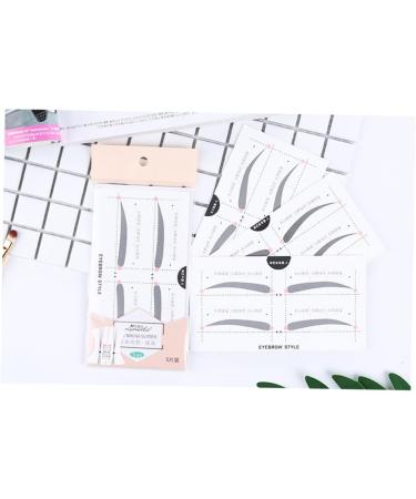 MAGICLULU 2 Eyebrow Shaping Stencils Makeup Kit Beauty Eyebrow Card Eyebrow Stickers Card A607 Portable - Buy Online on SooperMarket.com