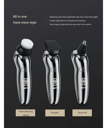 Men's Electric Shaver - 3 in 1 Rotary Razor & Trimmer | Cordless Waterproof & USB Rechargeable - Buy Online on SooperMarket.com