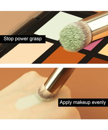 Small Concealer Brush Foundation Makeup Brush for Face Blending Liquid Cream or Flawless Powder Cosmetics Coverage Concealer Brush - Buy Online on SooperMarket.com