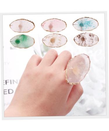 Buy Nail Mixing Palette - Nail Art Finger Ring Palette & Polish Holder - Perfect Manicure Tools - Buy Online on SooperMarket.com