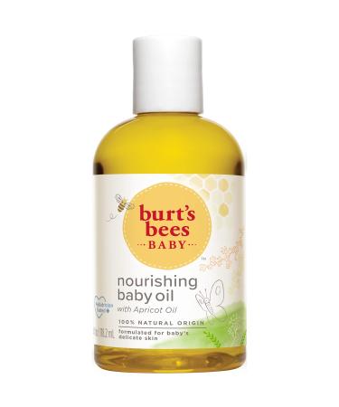 Burt's Bees Baby Nourishing Baby Oil, 100% Natural Origin Baby Skin Care - 4 Fl Ounce Bottle 4 Fl Oz (Pack of 1)