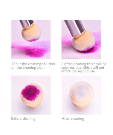 Nail Art Tools Set - Double Head Ombre Sponge Stick & Brush Applicator with 4 Replacement Heads for Perfect Pigment Application - Buy Online on SooperMarket.com