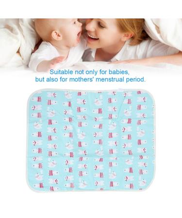 Buy Waterproof Breathable Baby Mattress Wrap - Washable & Reusable Diaper Support for Kids & Adults (Blue) | International Shipping Available - Buy Online on SooperMarket.com