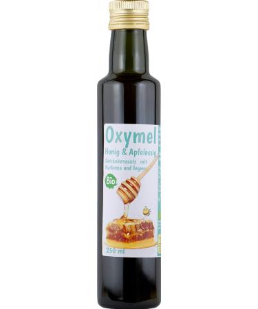Oxymel Organic Concentrate Turmeric and Ginger 250 ml Drink Additive with Honey and Apple Cider Vinegar Sour Honey 250 ml (Pack of 1)
