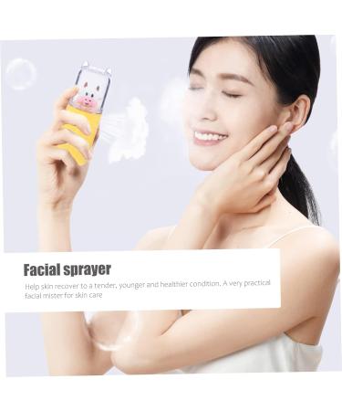 Moisturizer Air Diffuser Small Humidifier Plant Pocket Size Humidifier Face Steamer 3.8x3.8x10.8cm Yellow - Buy Online on SooperMarket.com