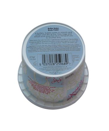Butter Babe Body Polish Scrub 375g | Exfoliating Shower Scrub by Bomb Cosmetics | Luxurious Skincare for Soft Skin - Buy Online on SooperMarket.com