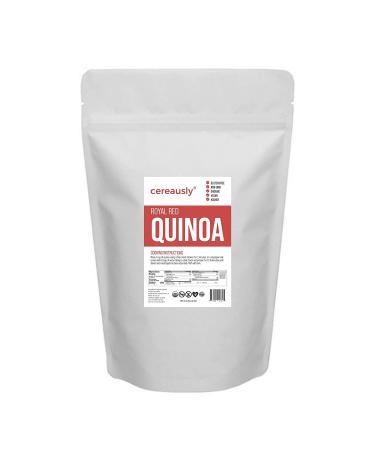 CEREAUSLY Organic Red Quinoa Bulk - 4 Lb Bolivian Royal NON-GMO Kosher Gluten-Free Vegan - Buy Online on SooperMarket.com