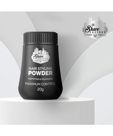 Shave Factory Volume Powder for Men | Long-Lasting Hair Styling | Mattifying & Volumizing | 2 x 20g - Unpollinated - Buy Online on SooperMarket.com