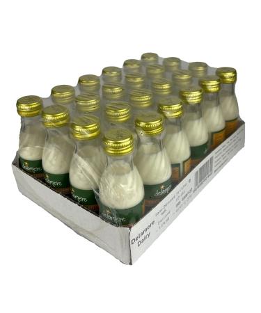 Delamere Dairy Mini Milk Bottles 24 x 97ml - Ideal for Guesthouses & Hotels