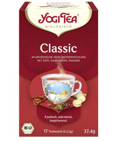 Yogi Tea Classic Organic - Spiced Tea (6 x 37.40 gr) 37.4 g (pack of 6)