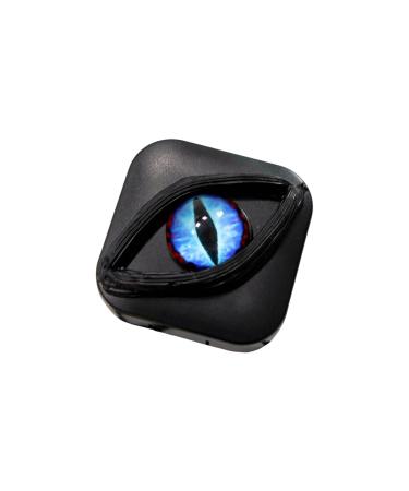 Harilla contact lens container contact lens container mini unique portable contact lens box for travel at home everyday life office blue