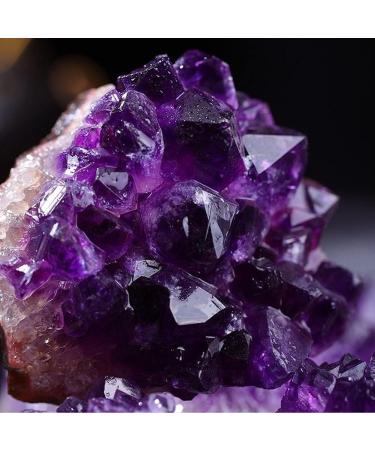 Natural Raw Amethyst Cluster Purple Crystal Cluster Quartz Cluster DIY Jewelry Raw Stone Specimen Home Decoration Crafts Gift HOMEZHOU - Buy Online on SooperMarket.com
