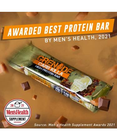 Grenade Carb Killa Bar - Caramel Chaos | High-Protein Snack - 1 Bar - Buy Online on SooperMarket.com